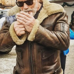 Handmade RAF B3 Shearling Aviator Bomber Jacket – Genuine Sheepskin Leather, WWII Flight Style