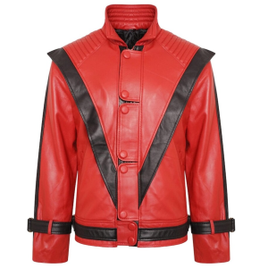 Michael Jackson Thriller Red Leather Jacket – 80s Halloween Costume