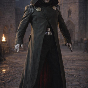 Doctor Doom Inspired Hooded Trench Coat | Supervillain Cosplay